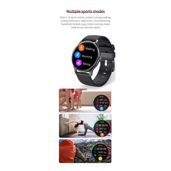 Спорт OGS 160mah водоустойчивые умные наблюдают напоминание Bluetooth 5,0 сидячее