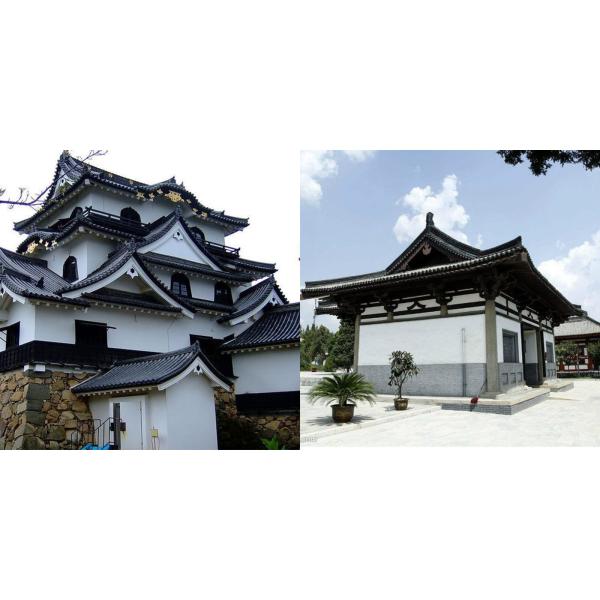 Антикварный стиль Японские черепицы для крыши Декорация Практический кровельный материал