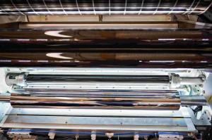 Vacuum Winding Copper / Aluminum Metallizing Equipment Metal Coatings Winding