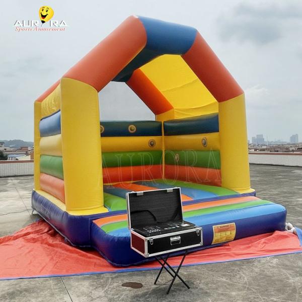 Yellow Blue Inflatable Bounce House Bouncy Castle Indoor Outdoor Bouncy House