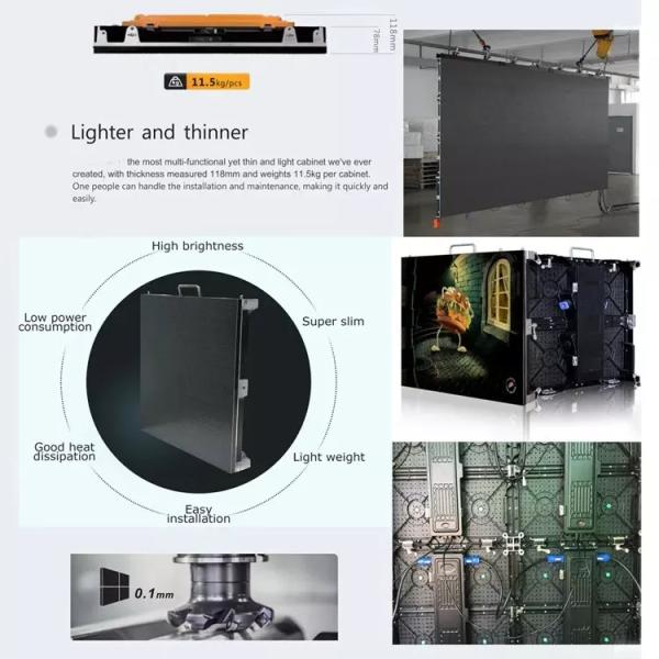 Наружные водонепроницаемые экраны дисплея P6 LED видеостены для театральных искусств