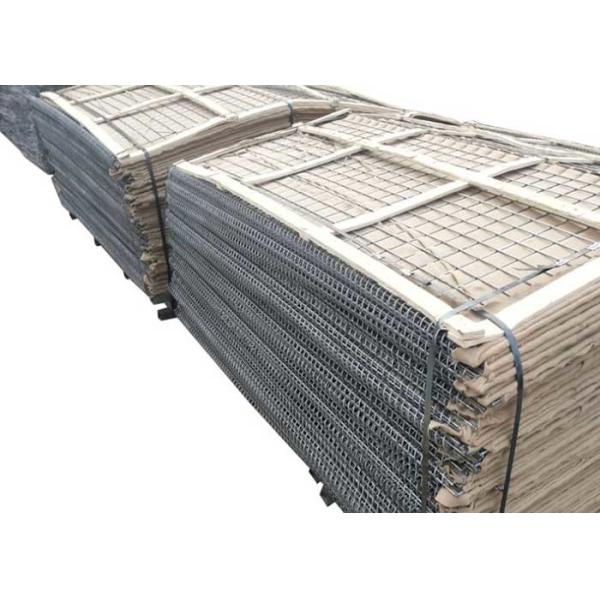 Rectangle Rock HESCO Wall 76*76mm Rock Cage Retaining Wall