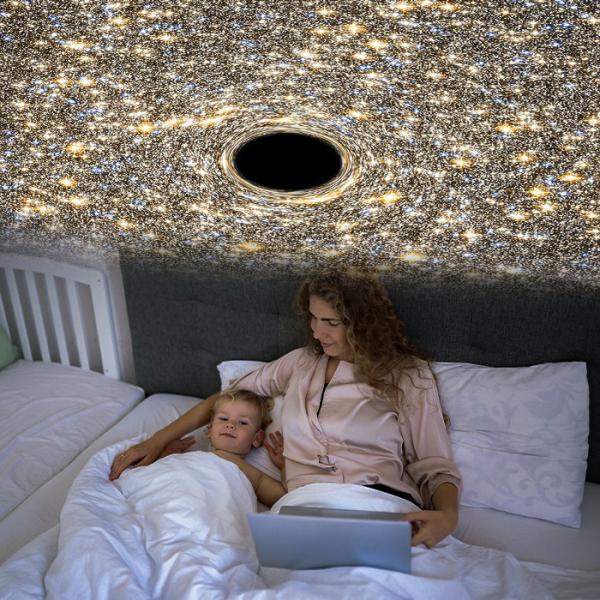 Switch Button Planetarium Galaxy Projector 12 HD 4K Film Discs 360 Degree Adjustable