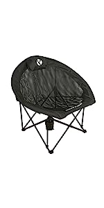 Folding Chairs Heavy Duty Support 350 lbs Moon Chair with Carry Bag Portable Folding Camping Chair with Carry Bag