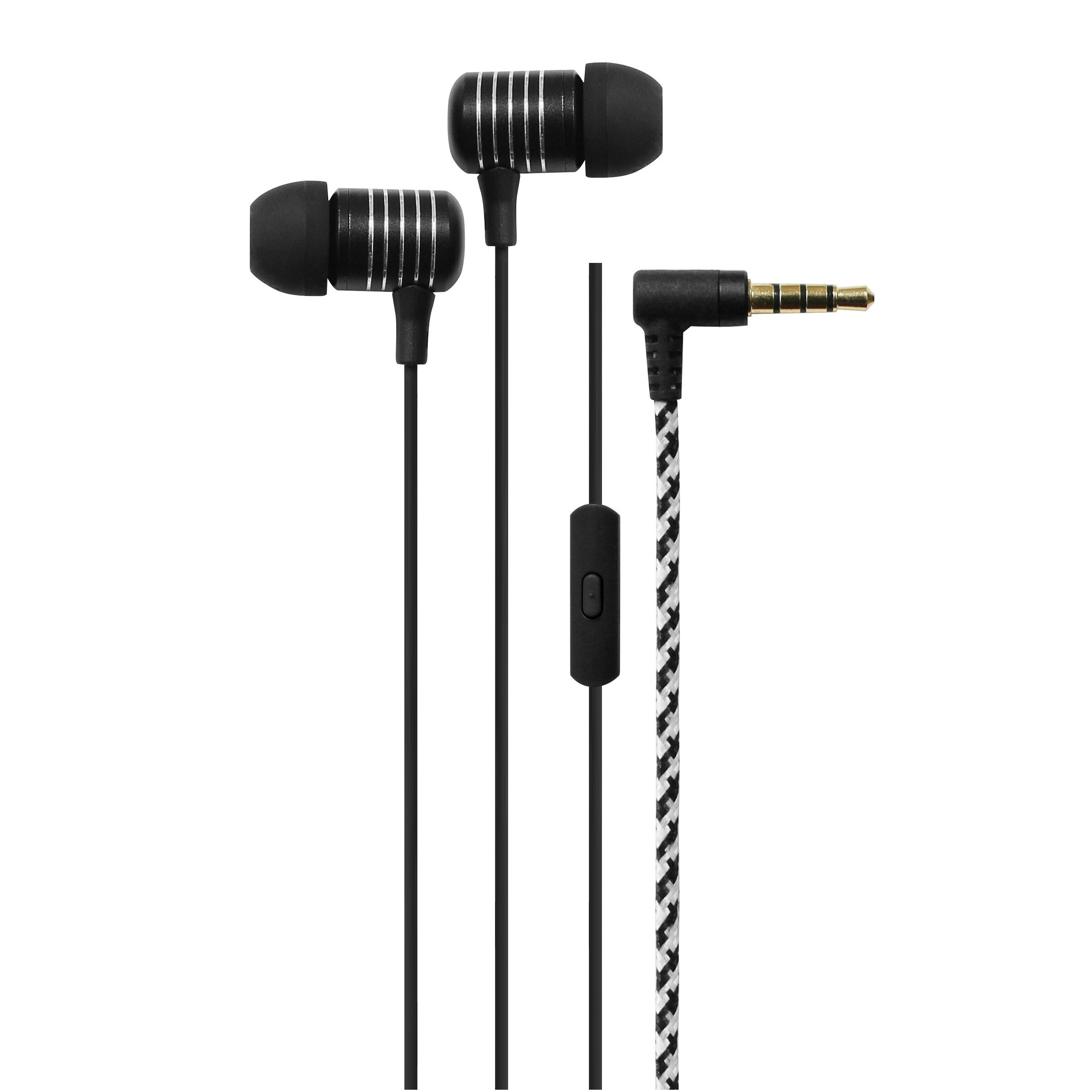 В ухе 1.2m 18ohm 3,5 Mm связали проволокой наушник для микрофона