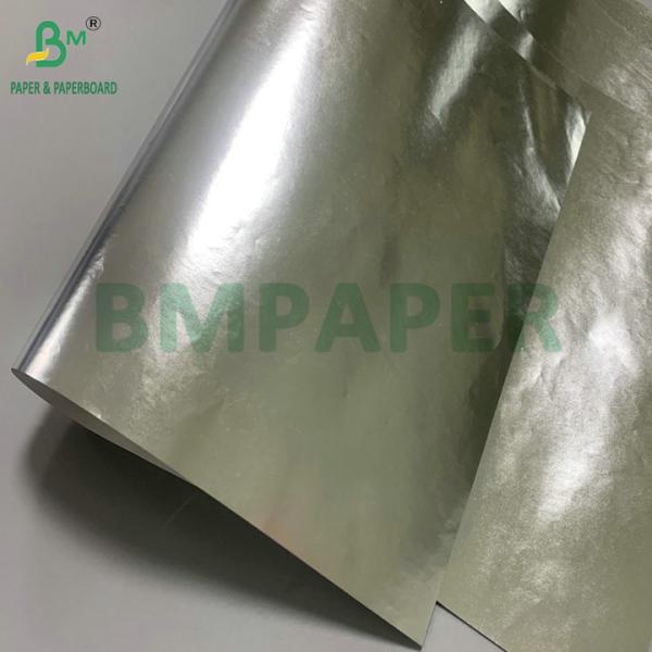 70gsm Shiny Water-resistant Aluminum Beer Label Paper For Premium Beer Packaging Papel de etiqueta de cerveza de aluminio brillante resistente al agua de 70 gramos para envases de cerveza premium