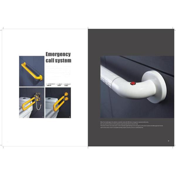 Anti Skid Toilet Cubicle Hardware 304 Stainless Steel For Disabled People