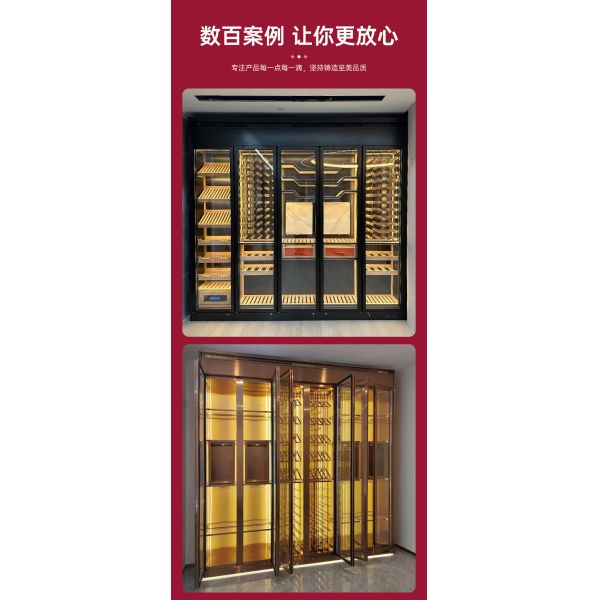 Gabinete enfriador de vino independiente de acero inoxidable Termostato ajustable Funcionamiento silencioso