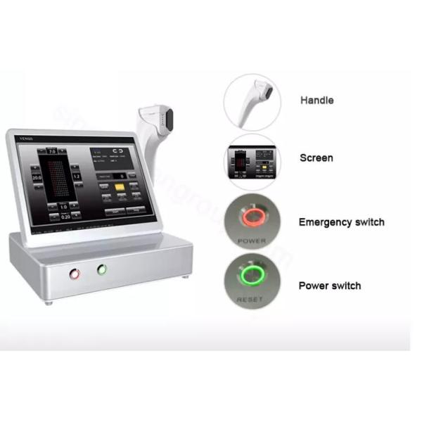 машина хифу 3Д 808нм ултерапы извлекает морщинки улучшая цвет лица кожи