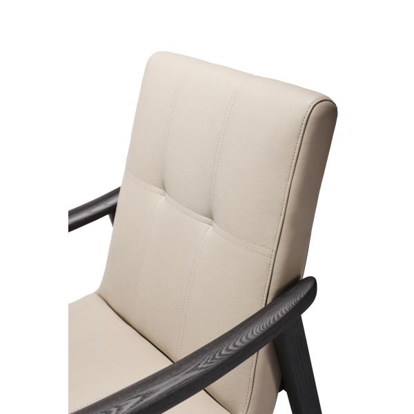 Chaise ergonomique en bois de rose Confort et style avec accoudoirs et capacité de 300 livres