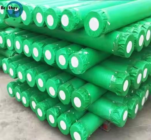 Blue Orange PE Tarpaulin Roll Packing
