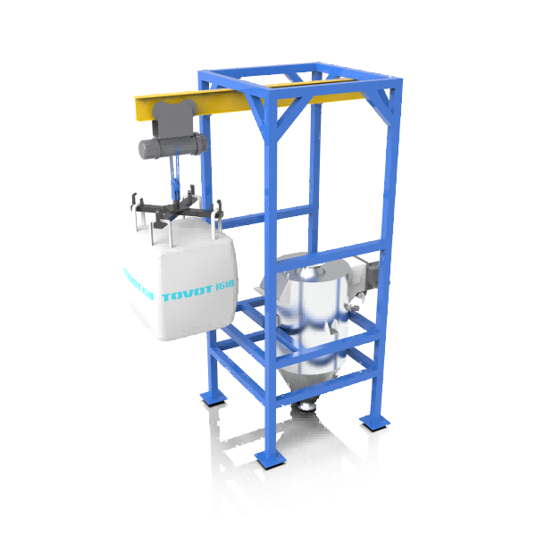 380V 50Hz Bulk Bag Dump Station For Safe / Efficient Material Feeding