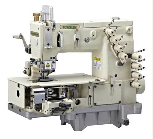 4 Needle Flat-bed Double Chain Stitch Sewing Machine with metering device FX1404PMD