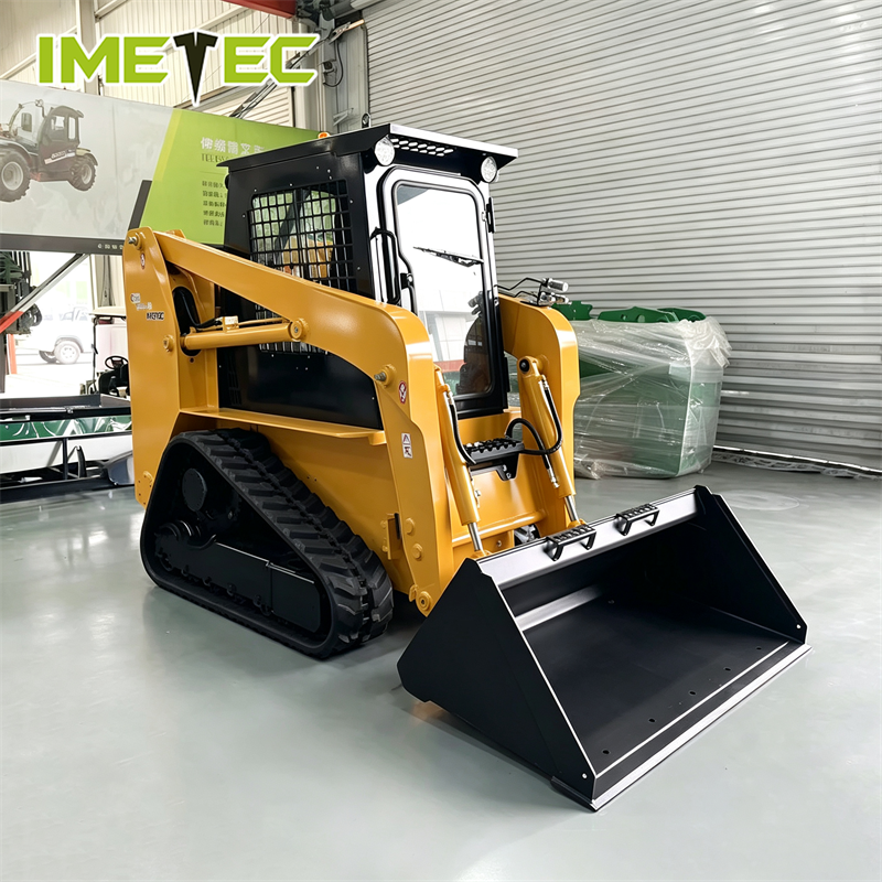 Multifunctional Skid Steer Loader Flexible Steering For Farming Construction 850kg