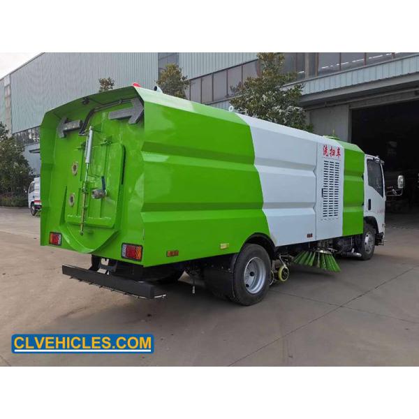 ISUZU 700P 190hp Truck Mounted Road Sweeper 5000L Water Tank
