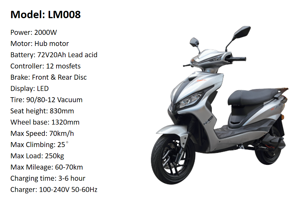Africa Passenger & Cargo-Carrying Fast-Charging & Long-Range Electric Motorcycle Bike Source Factory
