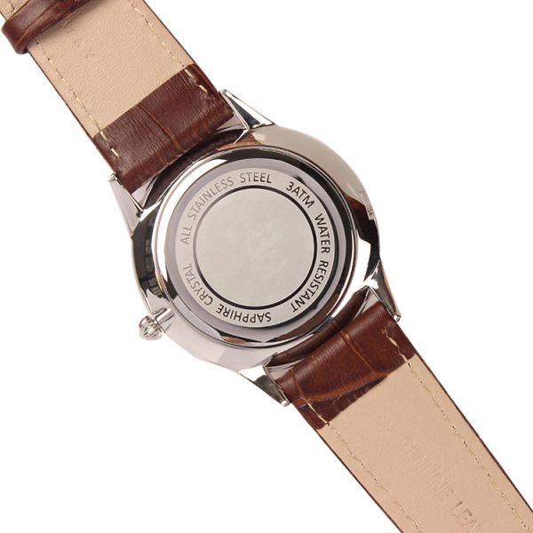 Unisex Black Waterproof Metal Watch