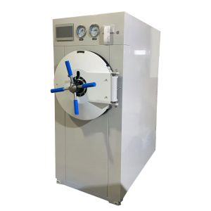 Cylindrical Automatic Steam Sterilizer With Hand Wheel Door
