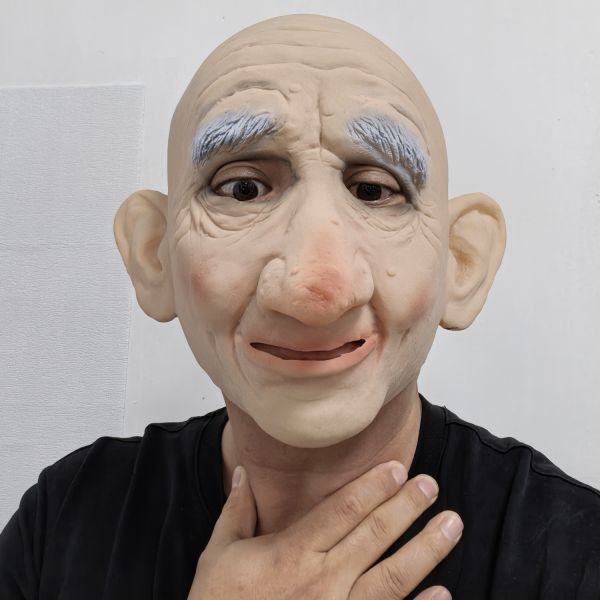 Lightweight Latex Mask for Daily Use in Crowded Environments with One Size Fit Most Design