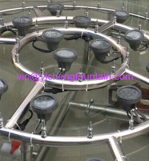 Musical Water Dancing Light Water Fountain Equipment For Pools / Ponds Full Sets