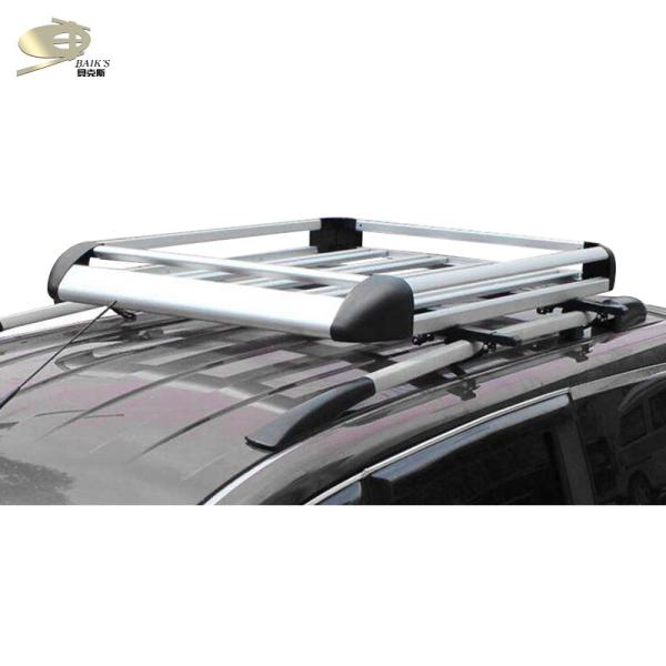 Thickened Aluminum Alloy Car Roof Rack Double Layer Luggage Frame Basket