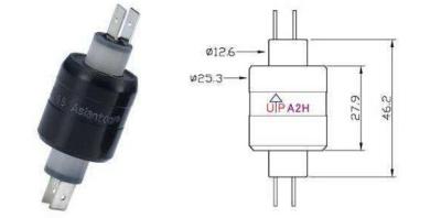 Gigabit Ethernet Mercury Slip Ring A2H 1800RPM 25.3mm Outer with CE FCC
