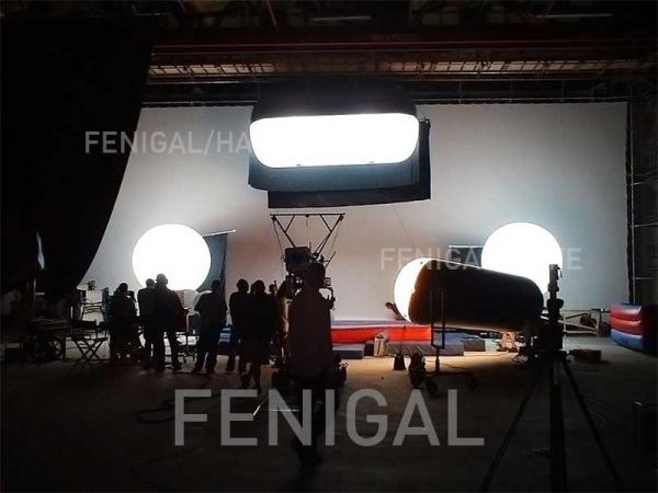 Balões da iluminação do filme do tubo 2400w HMI