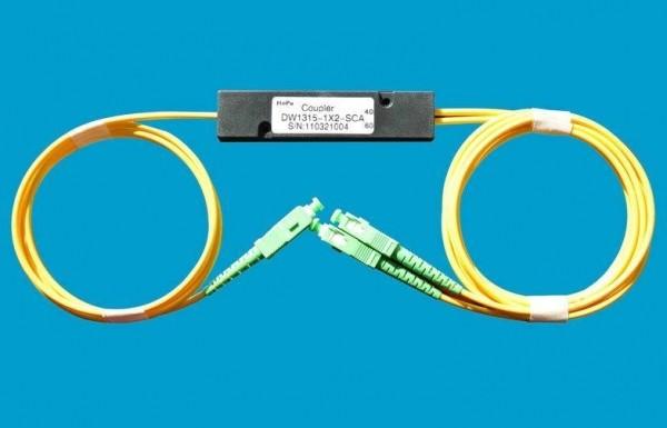 SS Mini Tube Fiber Optic Plc Splitter For Fiber To The Point / Fiber To The Home