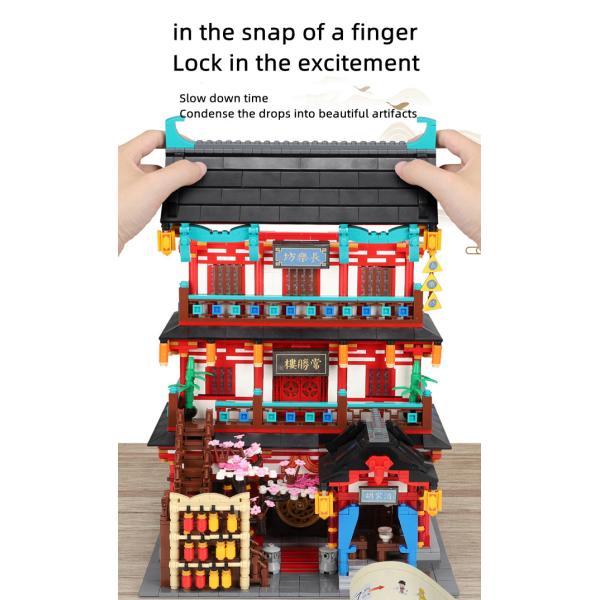 Tang Dynasty Modern Military Models Architecture ABS Plastic