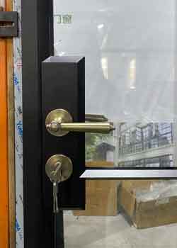 Elegant French Swing Door with 6063-T5 Aluminum Alloy and 8mm Tempered Glass Featuring Silent Sealing Design