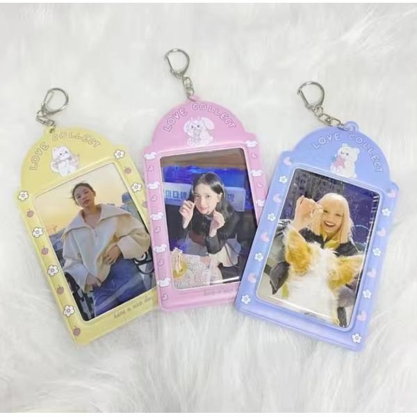 Custom Design Cute Korea Fashion Pc Holder Pvc Card Cover Photo Case OEM/ODM Accepted