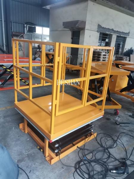 Manual Scissor Lift Table Hydraulic 1000kg 1 Ton Low Fixed Customized