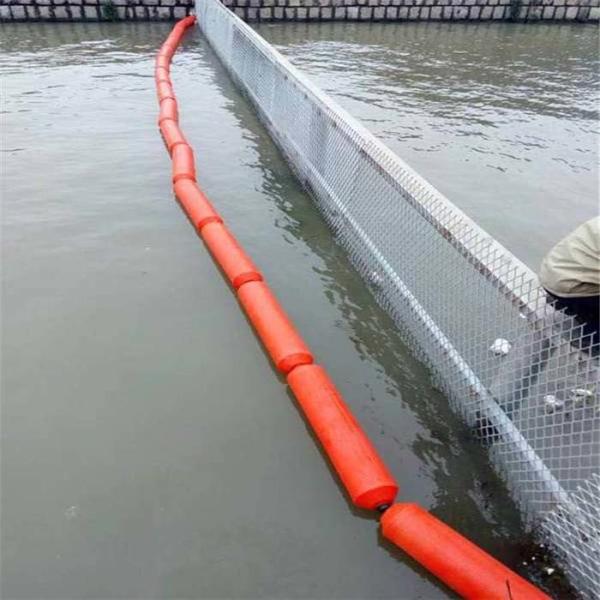 Barreiras flutuantes de alta resistência à tração HDPE 400 mm-800 mm de diâmetro
