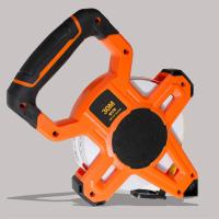 Casque ABS haute résistance 50M Mesure de ruban d'ingénierie avec poignée mécanique