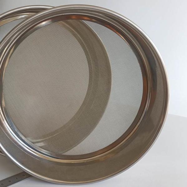 Double Layer Woven Wire Mesh Sieves Square Hole And Perforated Plate