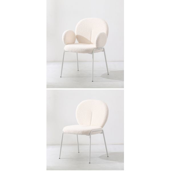 Leisure Fabric Upholstered Makeup Chair Bedroom Dressing Chair Backrests Accent Chair for Small Apartment Living Room Nail Art