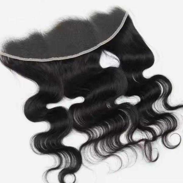 13x4 Transparent HD Lace Frontal Raw Indian Body Wave High Quality Human Hair Lace Frontal closure