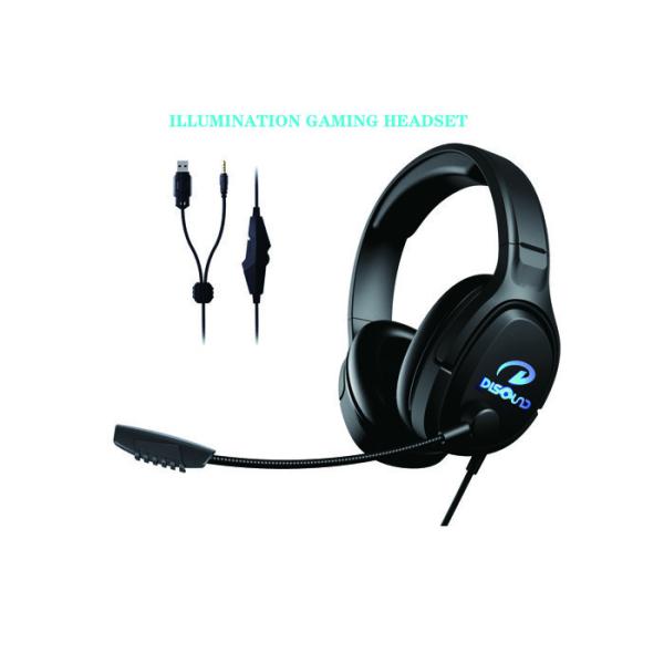 Cool RGB Light Up Gaming Headphones POK Steel For Smartphone