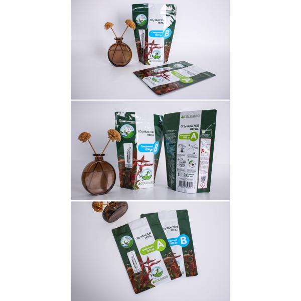 Custom Printed Aluminum Foil VMPET Fertilizer Stand Up Zipper Pouch Pesticide Fertilizer Packing Bag