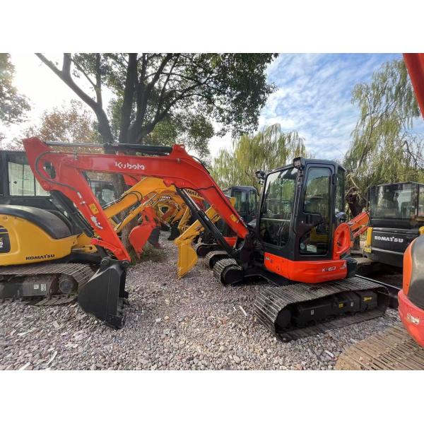 Repaint Color Used Kubota KX163-5 Mini Crawler Excavator In Excellent Condition/Kubota excavator With EPA Engine And Swing Arm