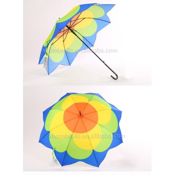 Зонтики гольфа ручки BSCI j прямые Windproof