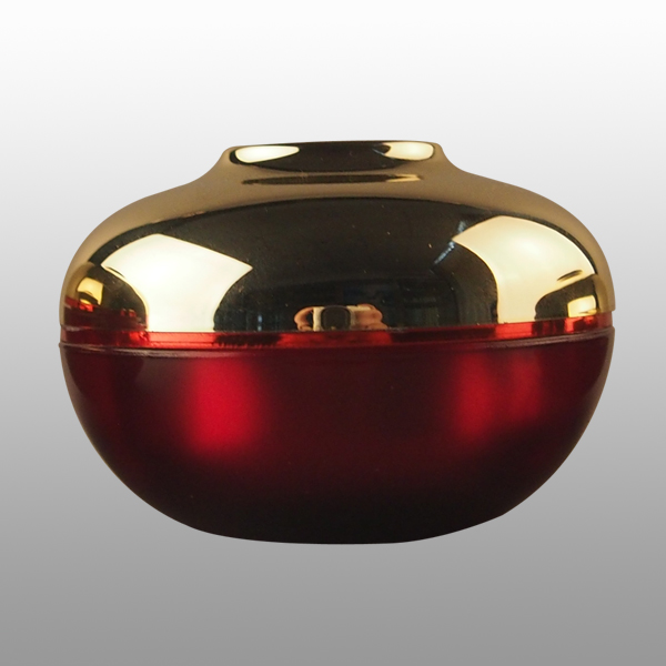 o creme plástico acrílico luxuoso da categoria da parte superior de 15g 30g 50g range a forma redonda