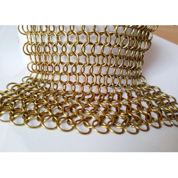 15mm Stainless Steel Ring Mesh Curtain Decoration For Indoor And Outdoor Architecture