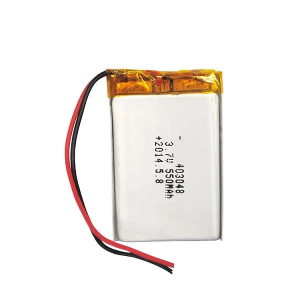 IEC62133 3.7V 403048 Lithium Polymer Battery Pack 550mah 500times Cycle Life