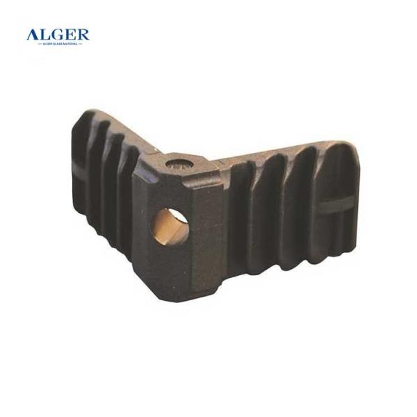 Double glass plastic connector for aluminum spacer bar
