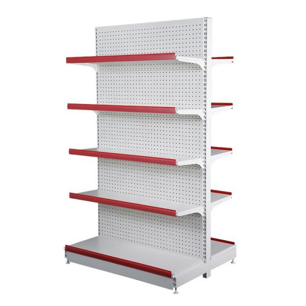 1.2M 2150mm Supermarket Shelf Rack Whit 5 Tier Multi Purpose Metal Shelf 150KG