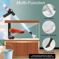 Aquarium Sand Gravel Vacuum Cleaner Tools For Fish Tank Water Changer