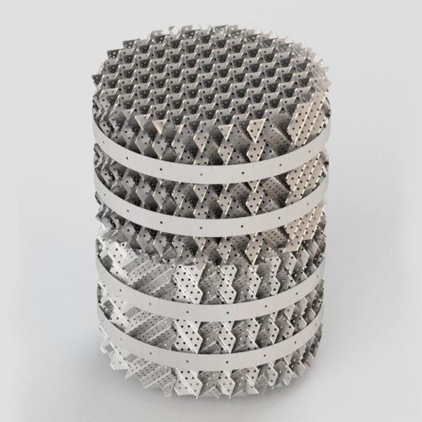 Metal Perforation Plate Structured Packings Stainless Steel Brass 2304 2205