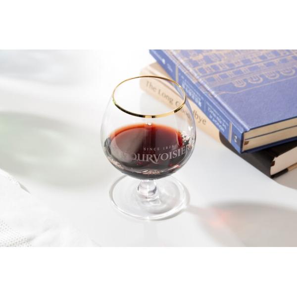 Clear Gold Rim Glass Drinking Goblets 415ml Crystal Cognac Glasses Lead Free