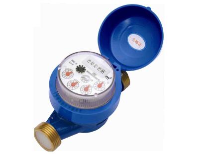 20mm Residential Single Jet Water Meter Corrosion Resistance With Impeller